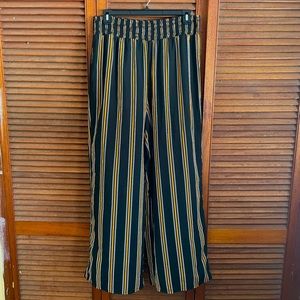 Plus Stripped Palazzo Pants